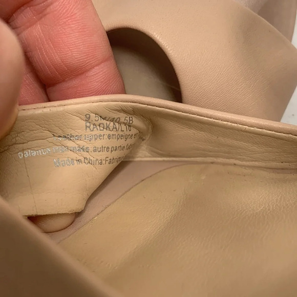 Karl Lagerfeld Cross Strap Taupe Wedge Heel Sandals S-017 Sz 9.5 - Picture 11 of 11